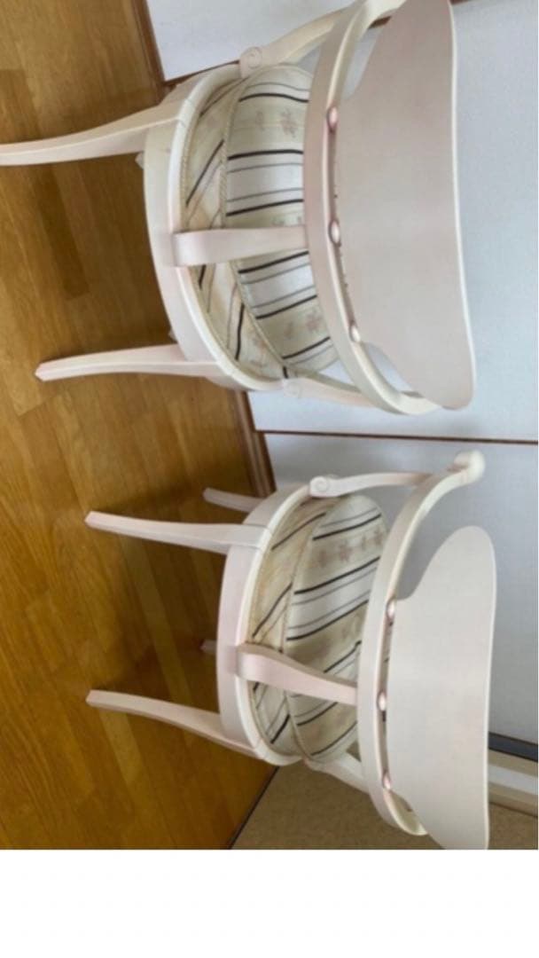 希少♦️イタリア製♦️ロココ　ラウンドチェア♦️高級ファブリック♦️補償付　送料込