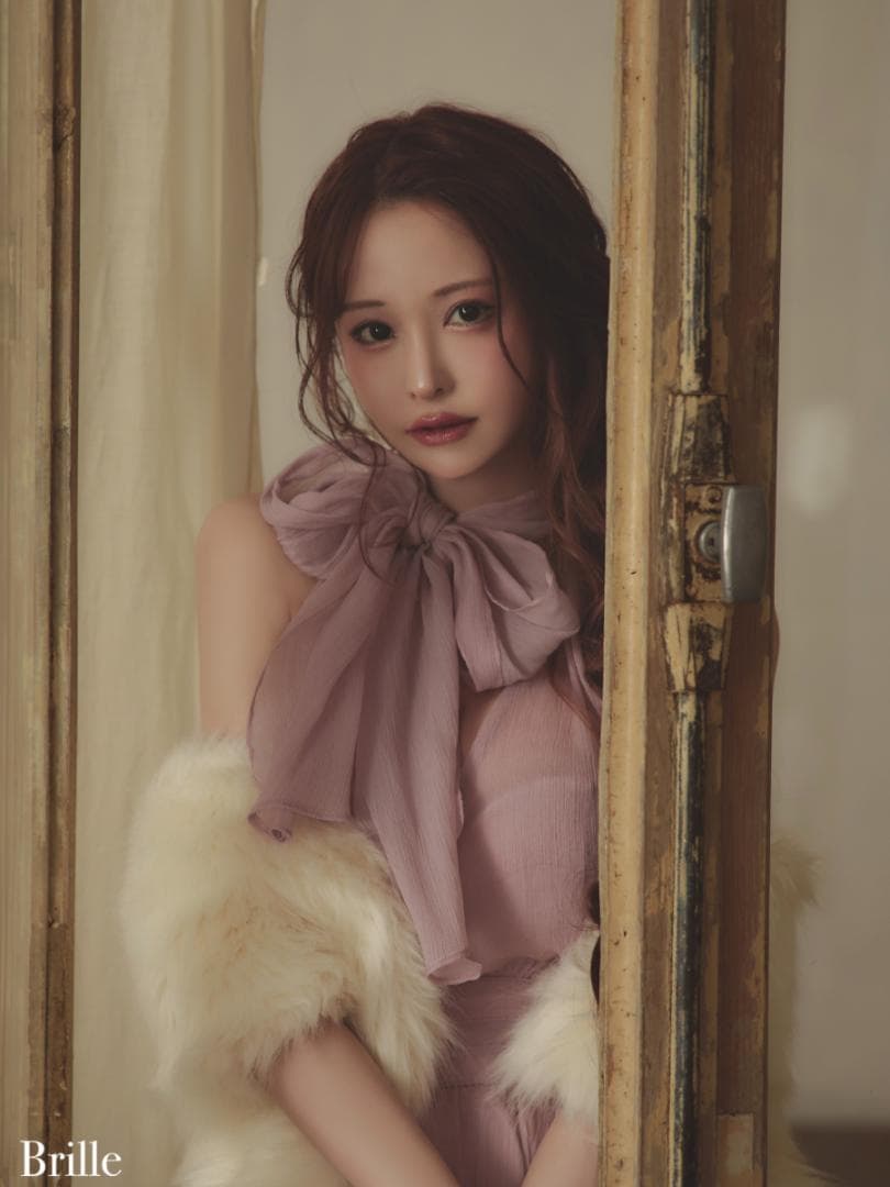 【新品】 ブリエ ローブドフルール ミニドレス brille3791 PKX