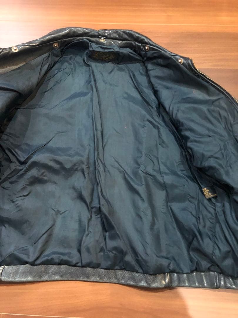 80s atlas フランス軍　フライトジャケット　レザージャケット