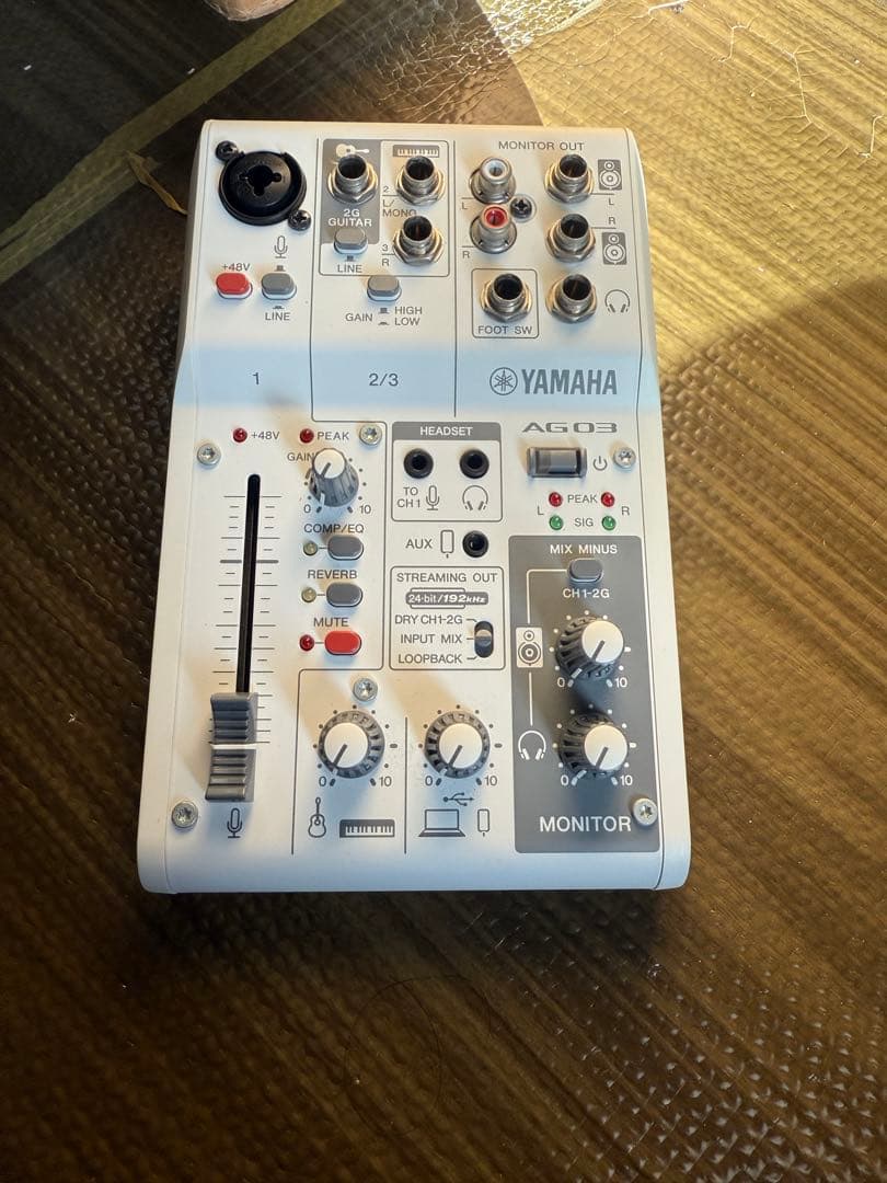 Yamaha AG03 MK2 オーディオミキサー