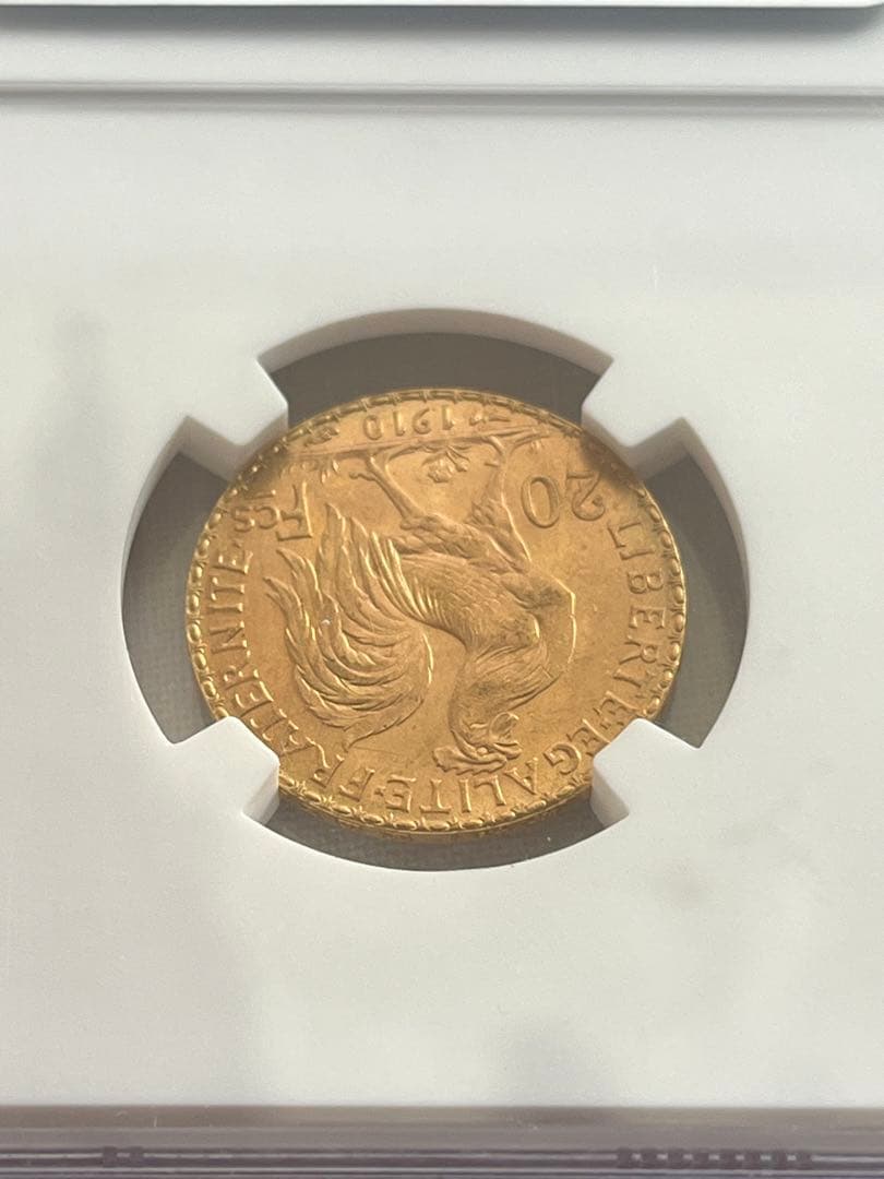 NGC MS 66 フランス　マリアンヌルースター20フラン