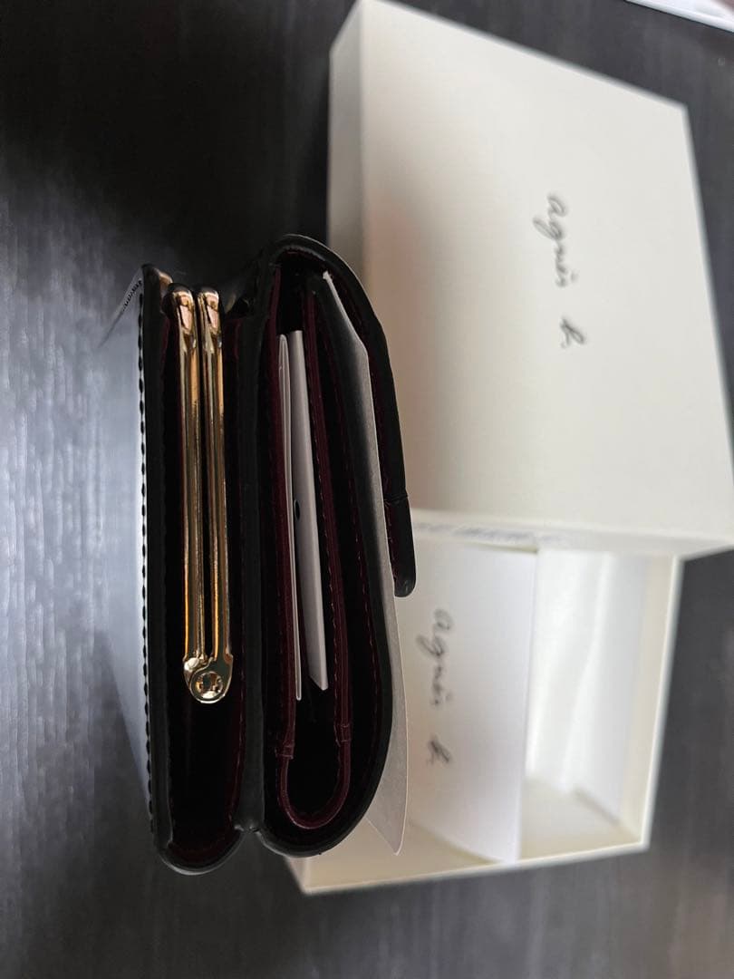 【新品未使用】　アニエスベー 三つ折り財布