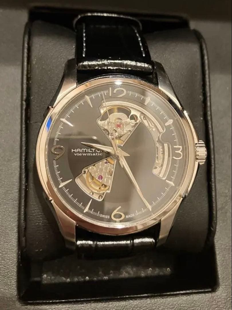 美品 HAMILTON オープンハート　H325651 自動巻き 腕時計　稼動品