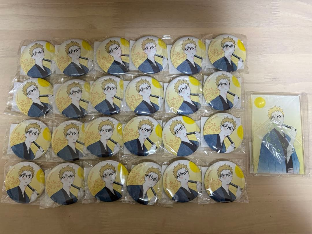 月島蛍 萩の月 缶バッジ アクスタ まとめ売り