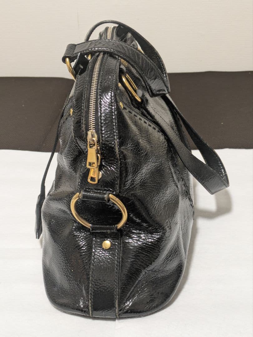 【BM】イヴサンローラン YSL ミューズ 南京錠付き バック