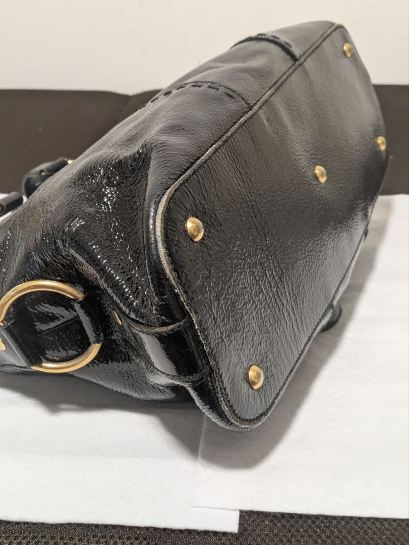 【BM】イヴサンローラン YSL ミューズ 南京錠付き バック