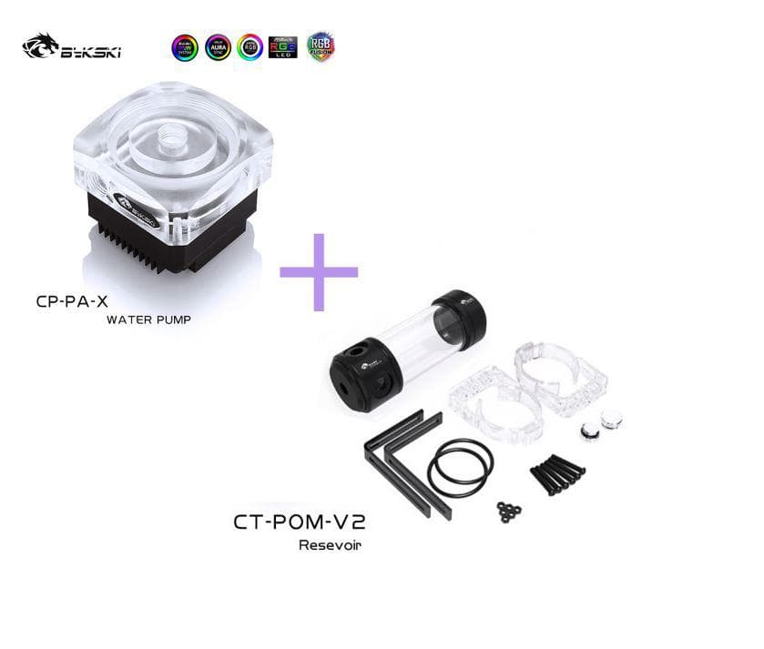 新品/bykski/ポンプ黒＋タンク白/2個セット