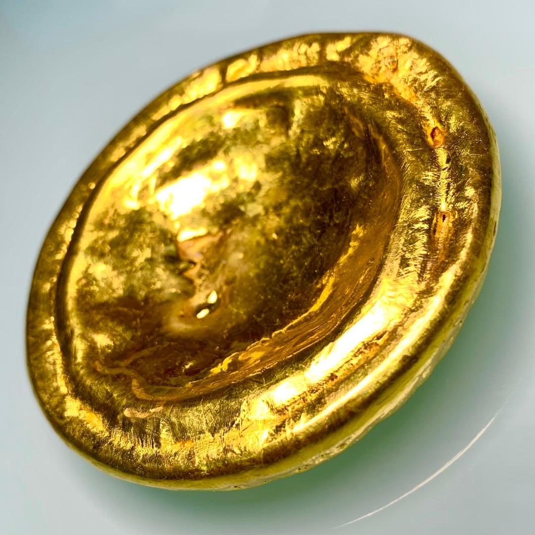 金貨　馬蹄金 古銭　開運用へ　金運パワー　 金元寶 参考品　インテリア　飾り