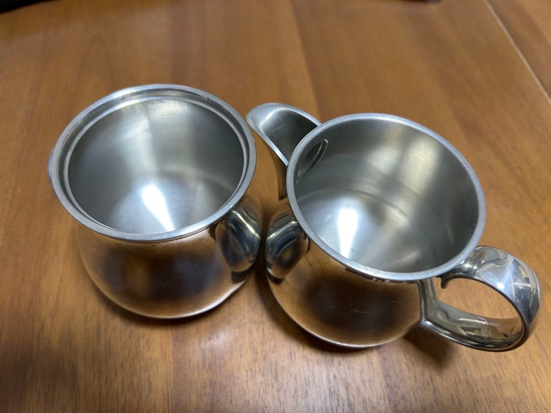  Selangor Puter 97%シュガーポットとクリーマーセット