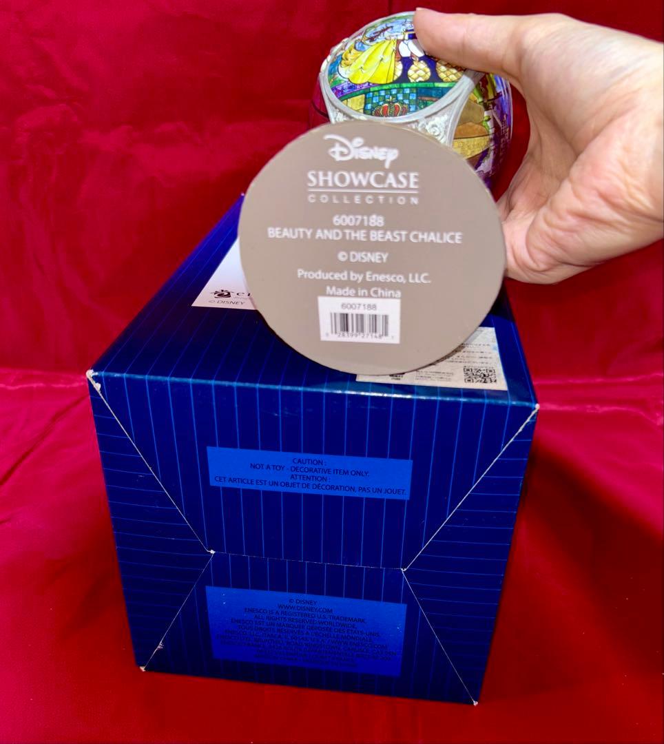 エネスコ　ショーケース　ゴブレット　美女と野獣　置物　フィギュア　ベル　野獣