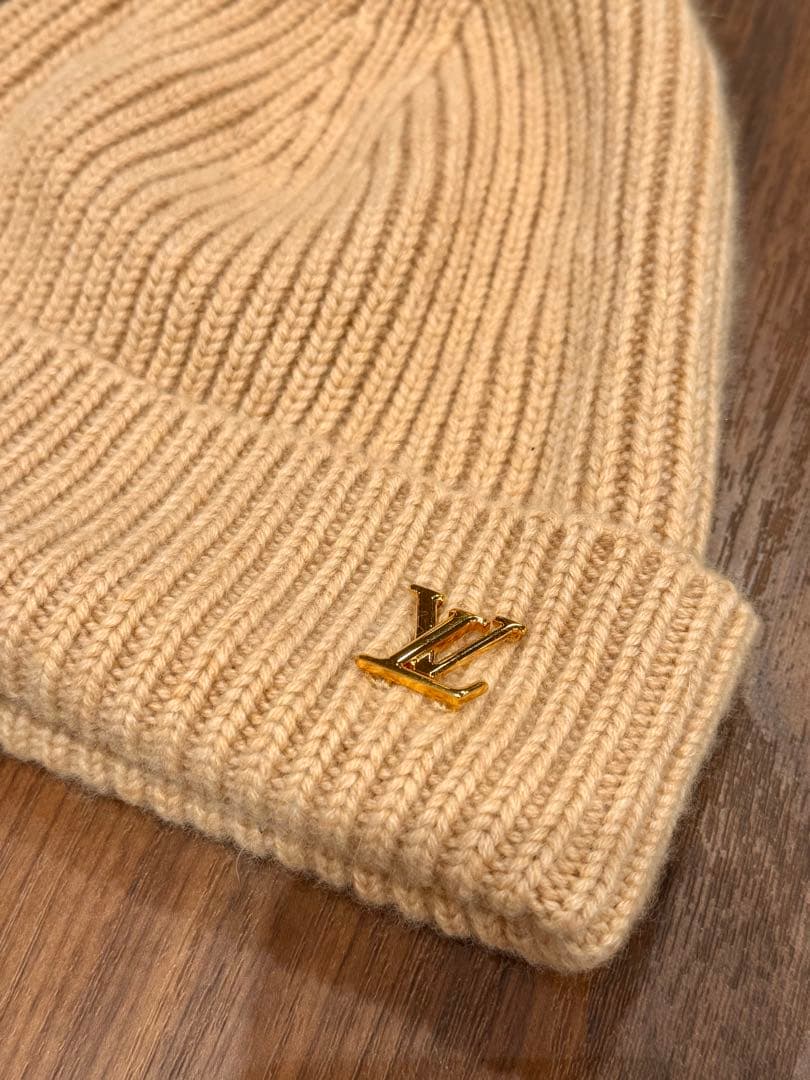 Louis Vuitton ベージュ ニット帽