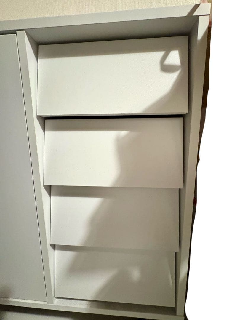 エア・リゾーム ベッドフォード サイドボード 棚 ホワイト 白