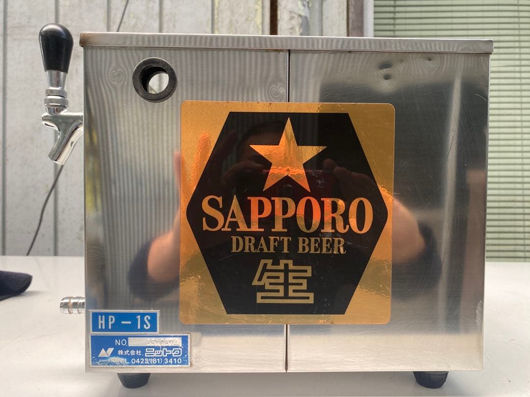 氷冷式生ビールサーバー　洗浄樽付　ニットクHP-1S