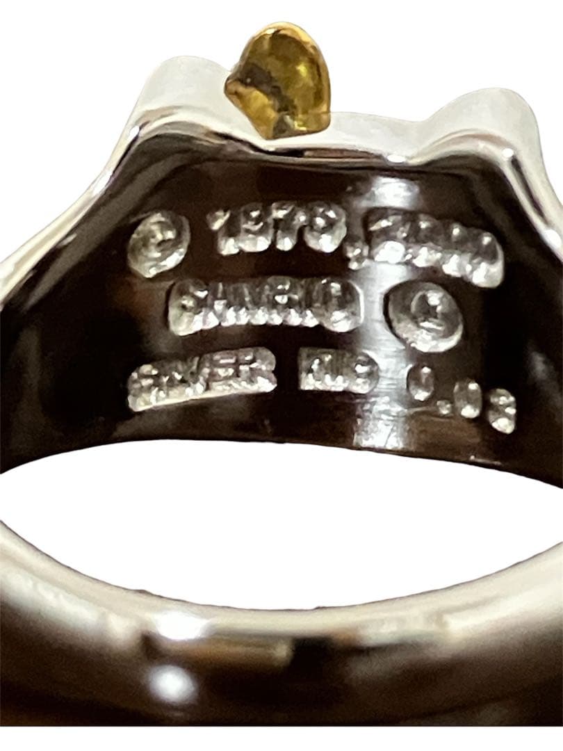 ハローキティ　予約限定　2000年記念公式リング　12号　925 K18 ダイヤ