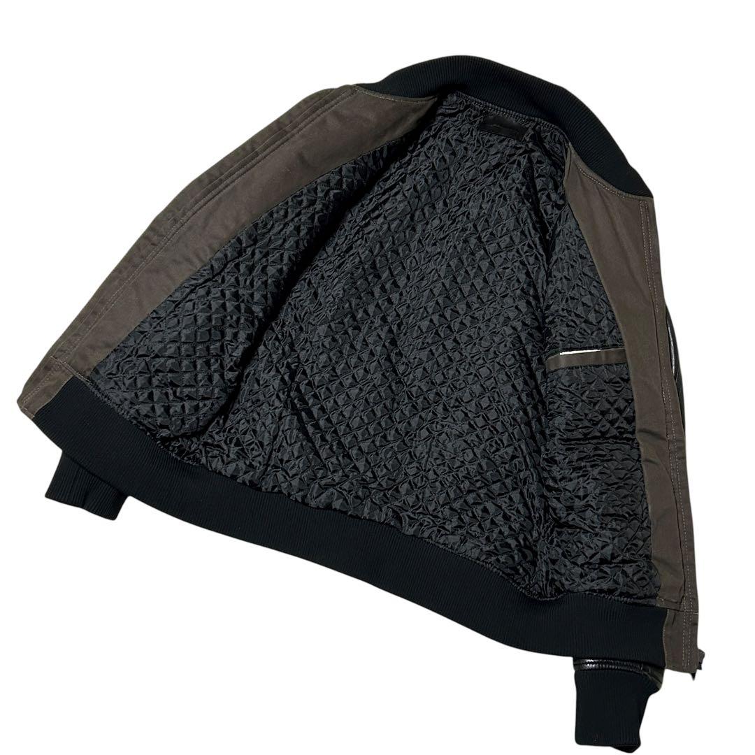 極美品　DIESEL BLACK GOLD シングルライダースジャケット　切替