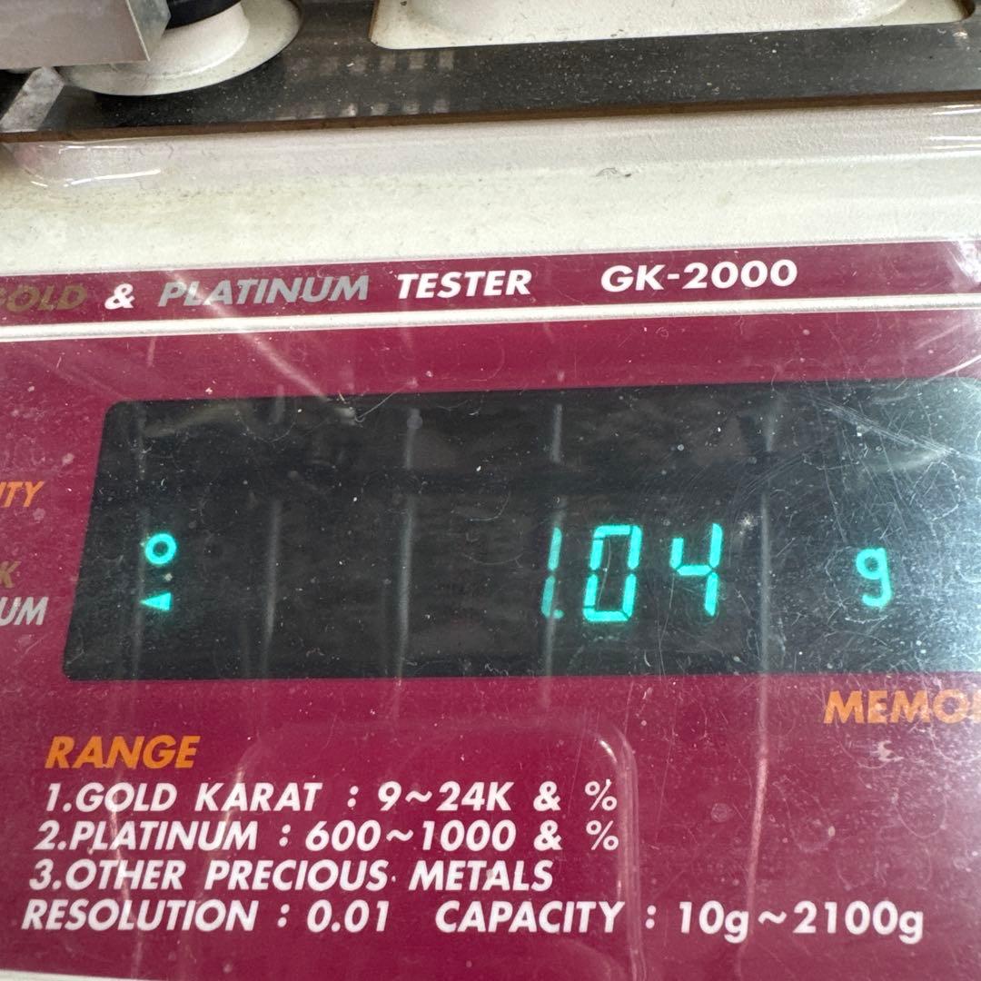 11.4g GUCCI 750 K18WG アイコンリング GG ワイド　17号