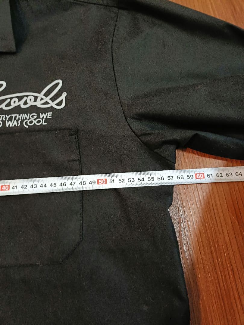 COOLS クールス ネオン 長袖ボーリングシャツ XL ブラック☆希少☆