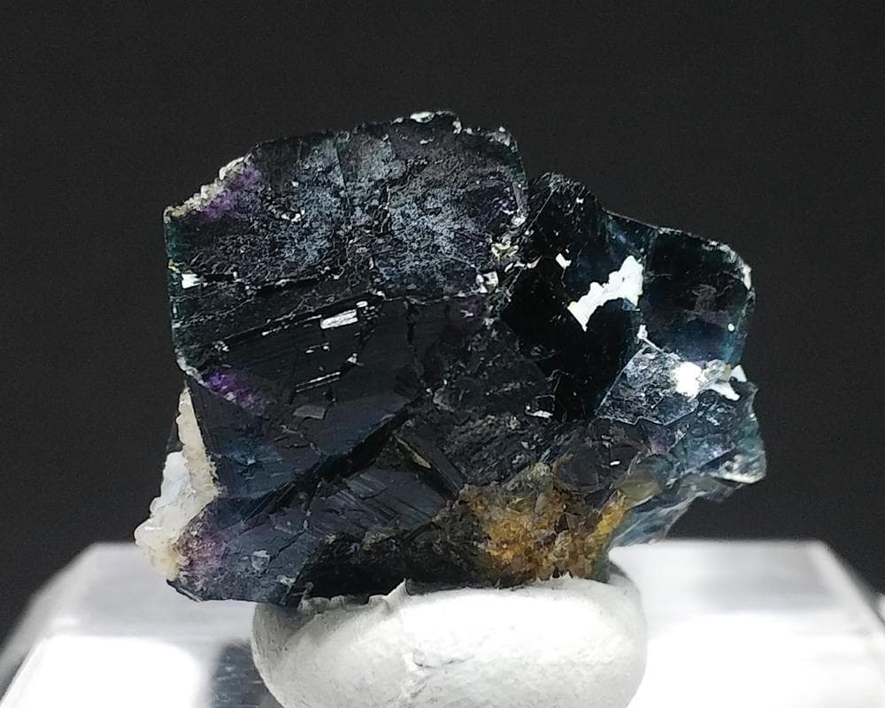 425 オコルス鉱山産 ティールブルー ブルー パープル フローライト