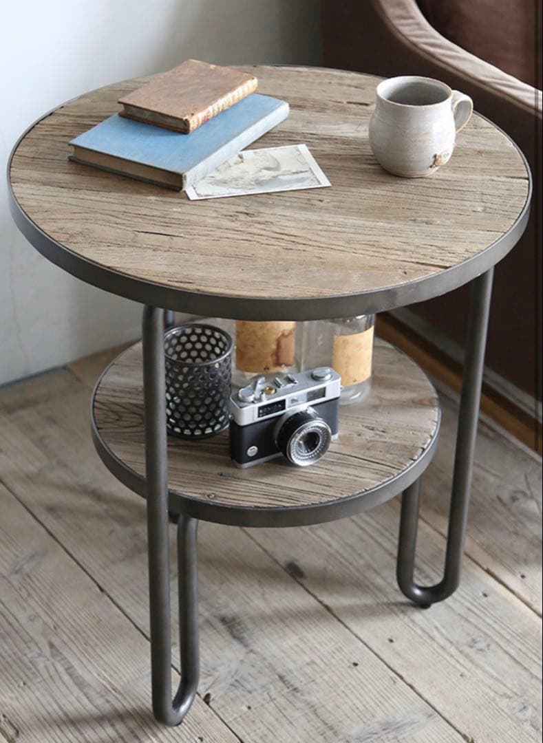 Knot antiques / ノットアンティークス ダブル サイドテーブル