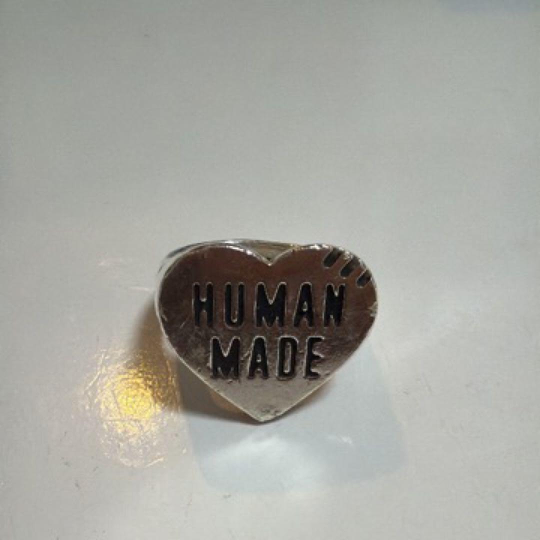 HUMAN MADE Heart Silver Ring Silver 11号