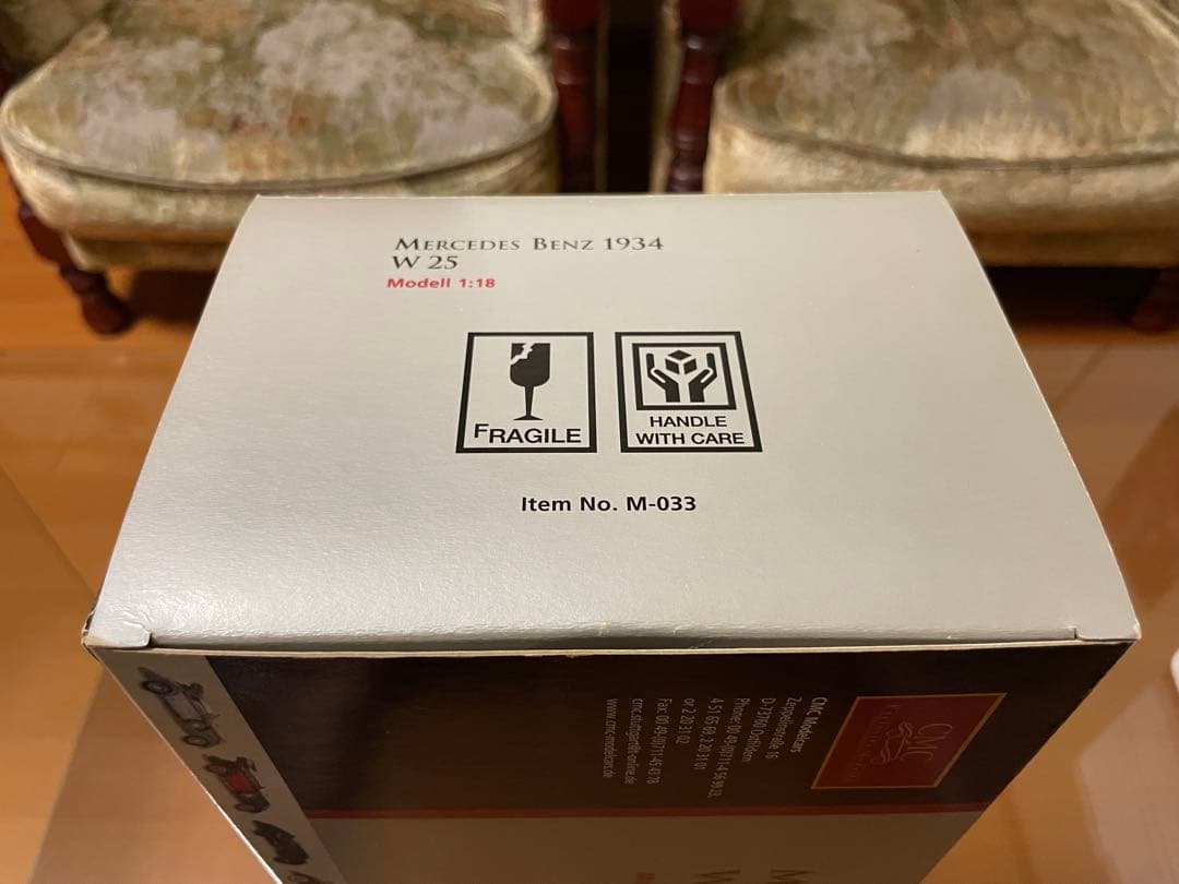 価格変更1/18 CMC メルセデス・ベンツ W25 1934年 未展示品