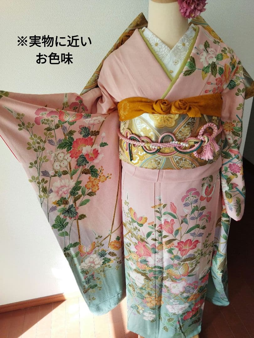 yuki様　430.振袖7点セット 正絹　フルセット　成人式　西武百貨店謹製