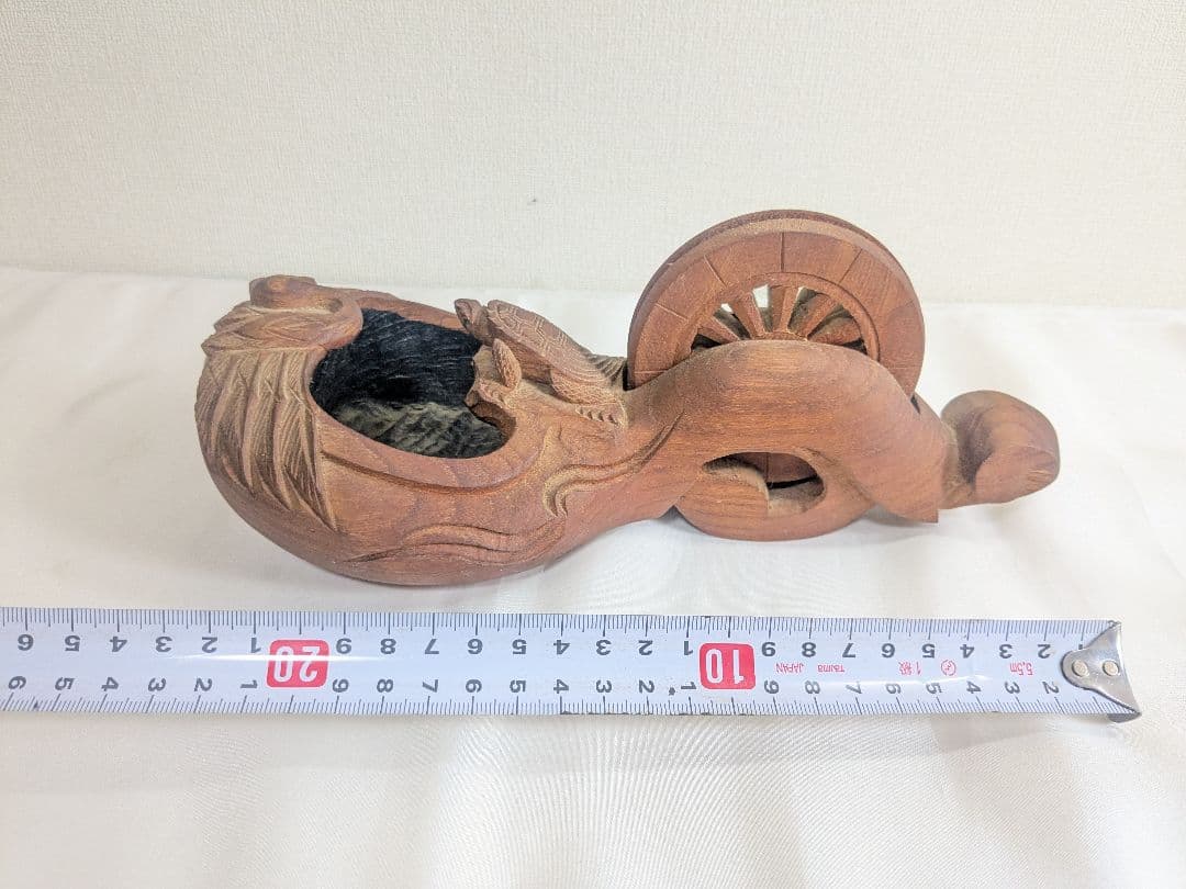 墨壺 大工道具 木彫り 亀