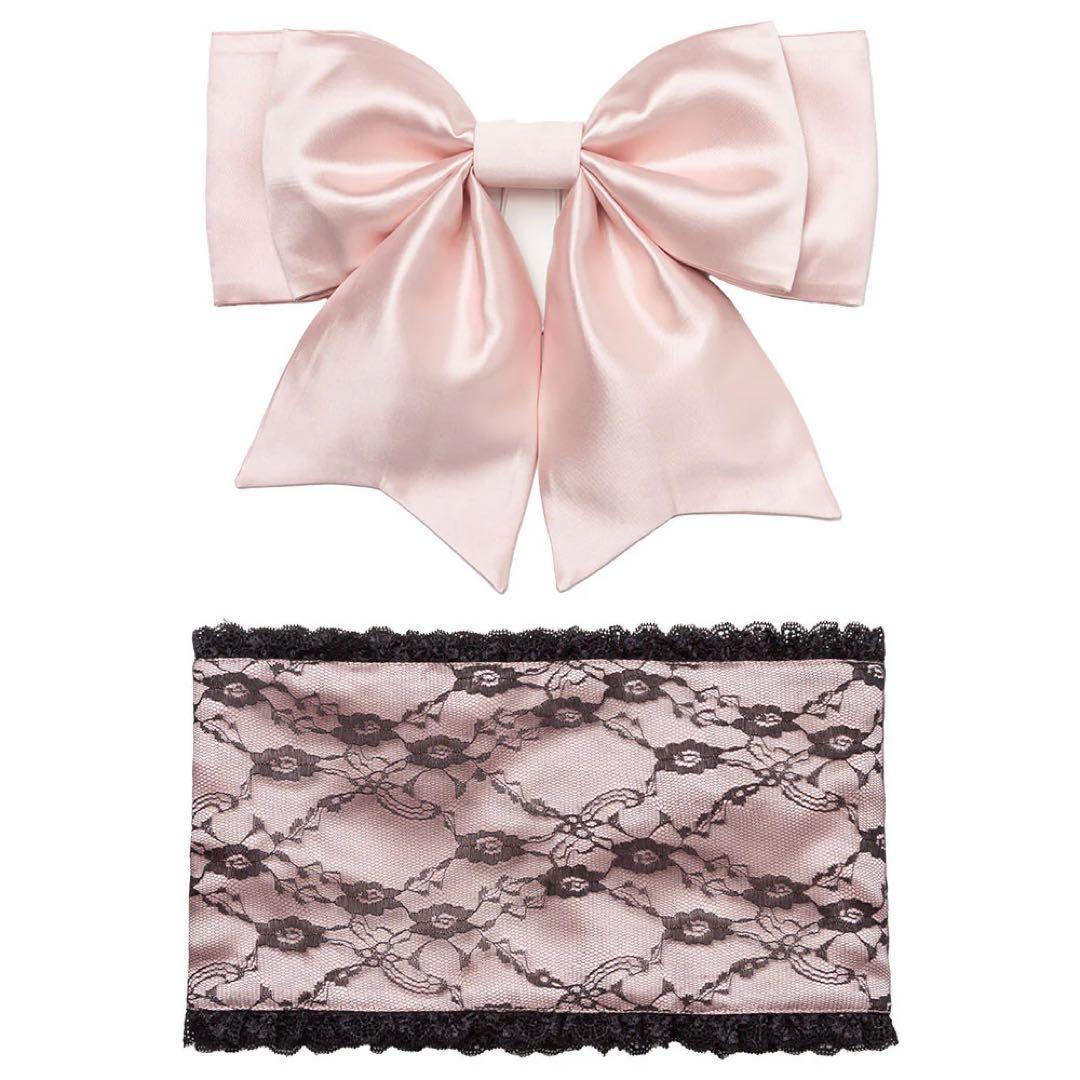 夢展望 総レースリボン浴衣ドレス フリル総レースデザイン帯 セット