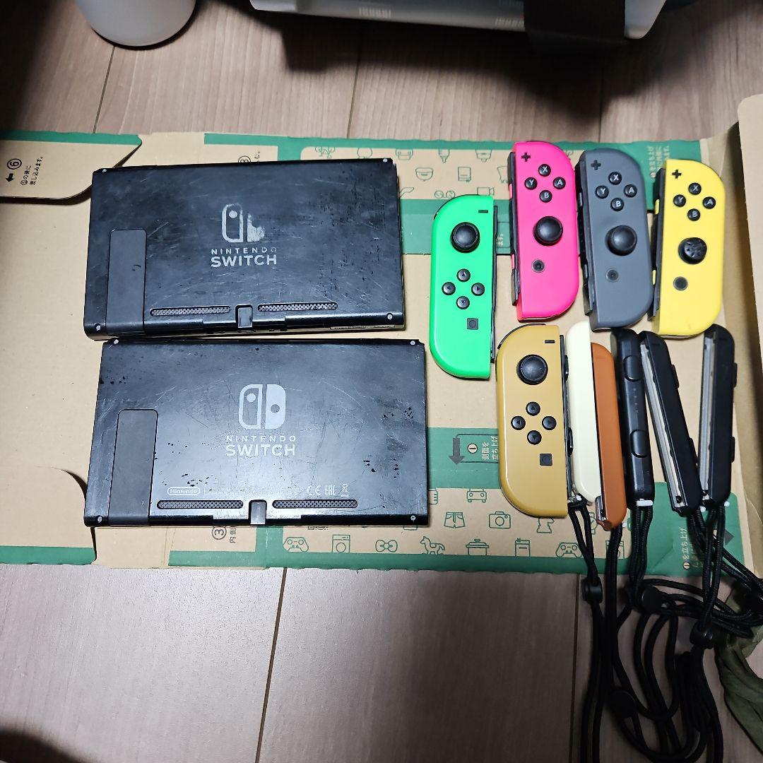 Nintendo Switch本体、ジョイコンまとめ売りジャンク品