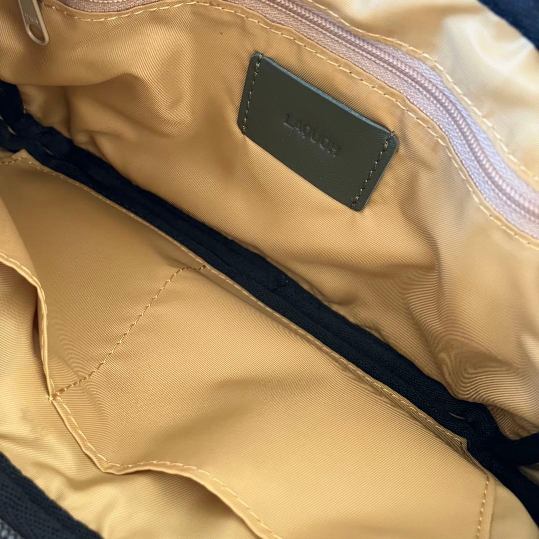 ◆美品 LAQUOH ラクーオ 2way ショルダーバッグ ボディバッグ