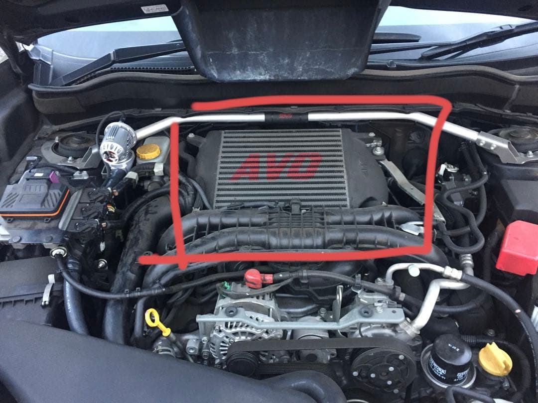 フォレスター sig トップマウント インタークーラー AVO