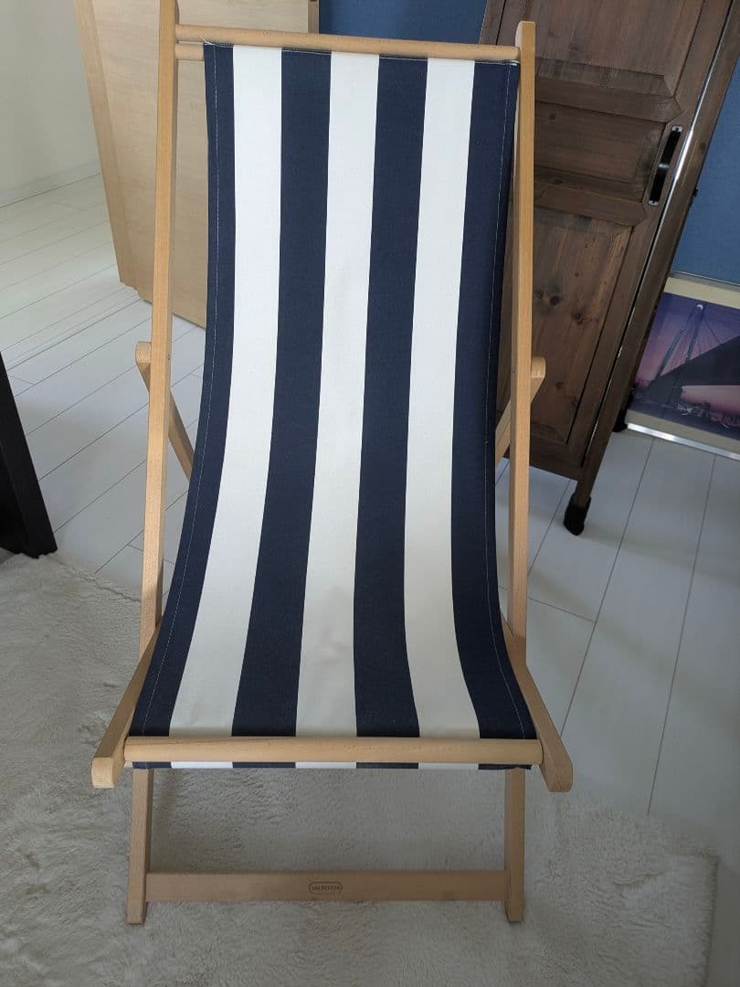 折りたたみデッキチェア　VALSECCHI made in ITALY