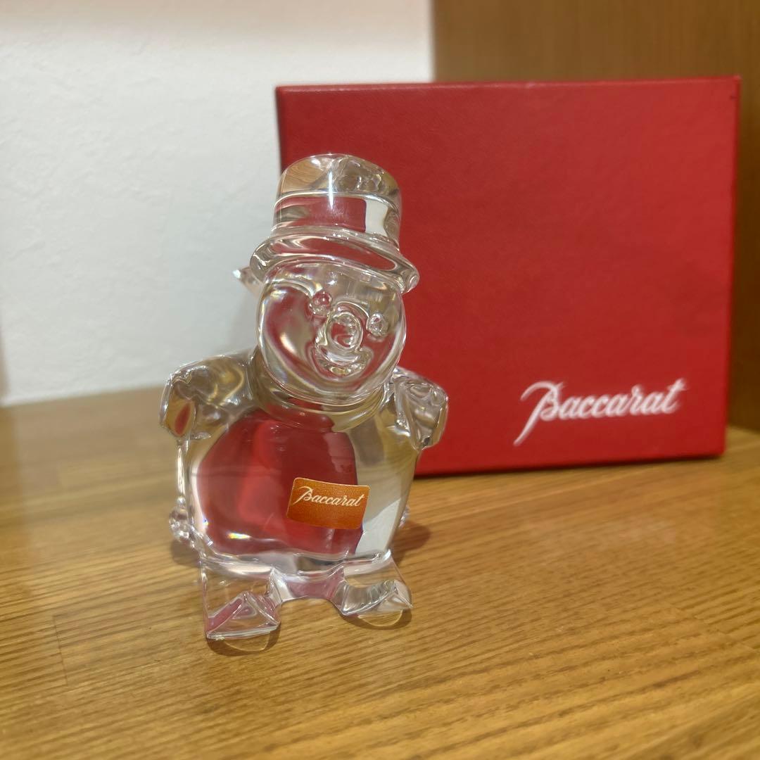 Baccarat クリスタル 雪だるま