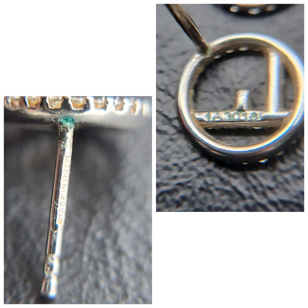 FENDI フェンディ ピアス ラウンド Fロゴ シルバー エフイズ