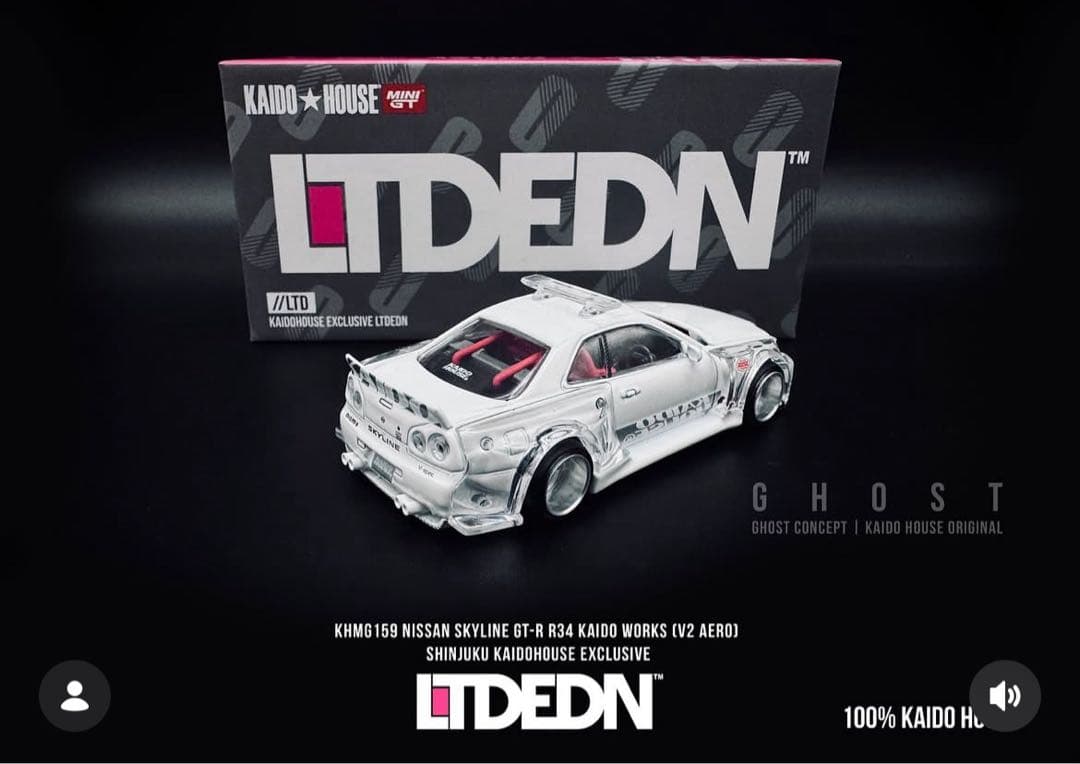 MINIGT KAIDO HOUSE 1/64 R34 ゴースト パトカー