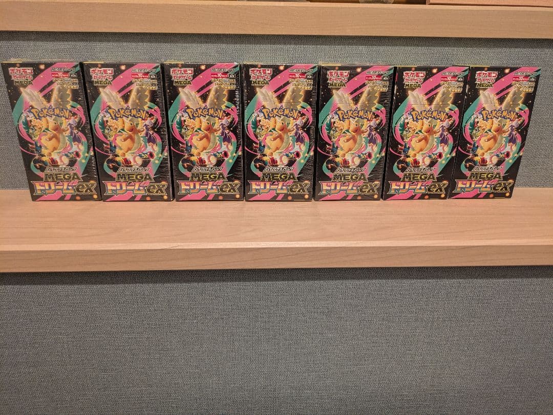善*生様 ポケモンカードゲーム MEGAドリームex シュリ付5BOXシュリなし