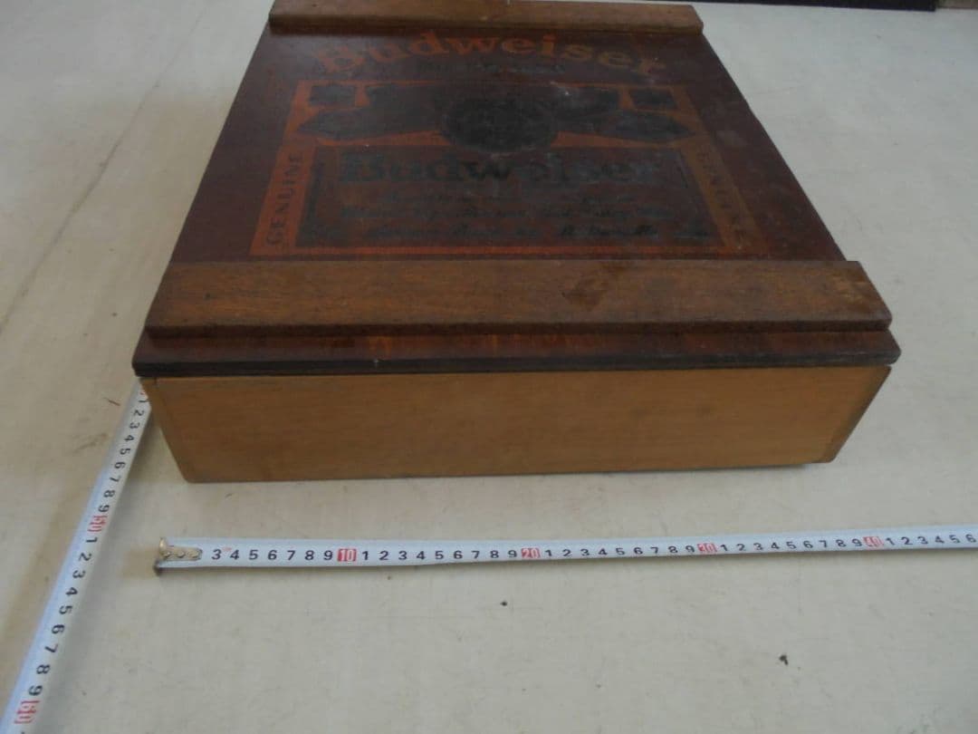 AKa6771　Ｂｕｄｗｅｉｓｅｒ　バドワイザー　木製保管箱