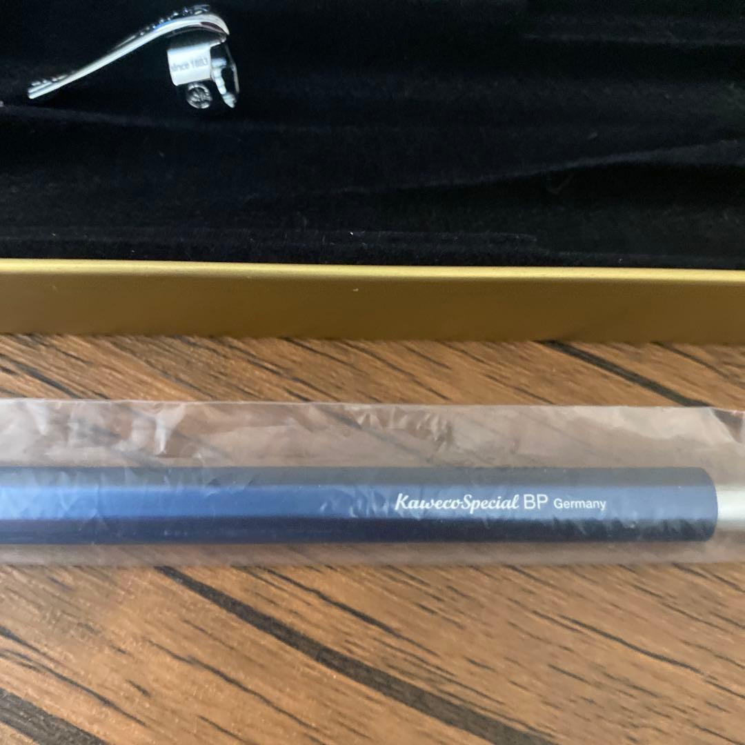 カヴェコスペシャル ブルーエディション ボールペン クリップ付き