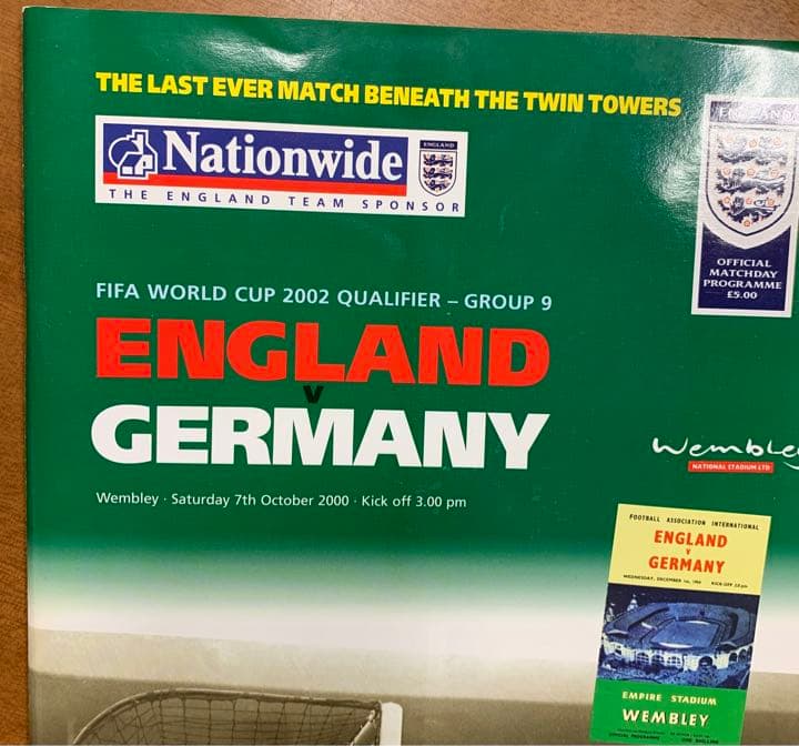旧Wembleyラストマッチ England vs Germany '02WC