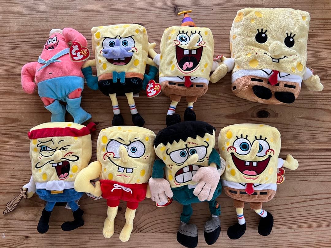 スポンジボブ　ぬいぐるみ　Ty ty spongebob Spongebob