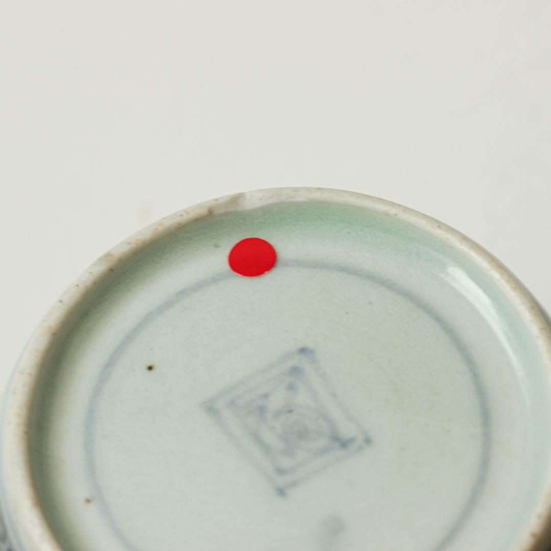 古伊万里　伊万里　江戸　中期　型紙摺　印判手　蕎麦猪口　金継ぎ　材料