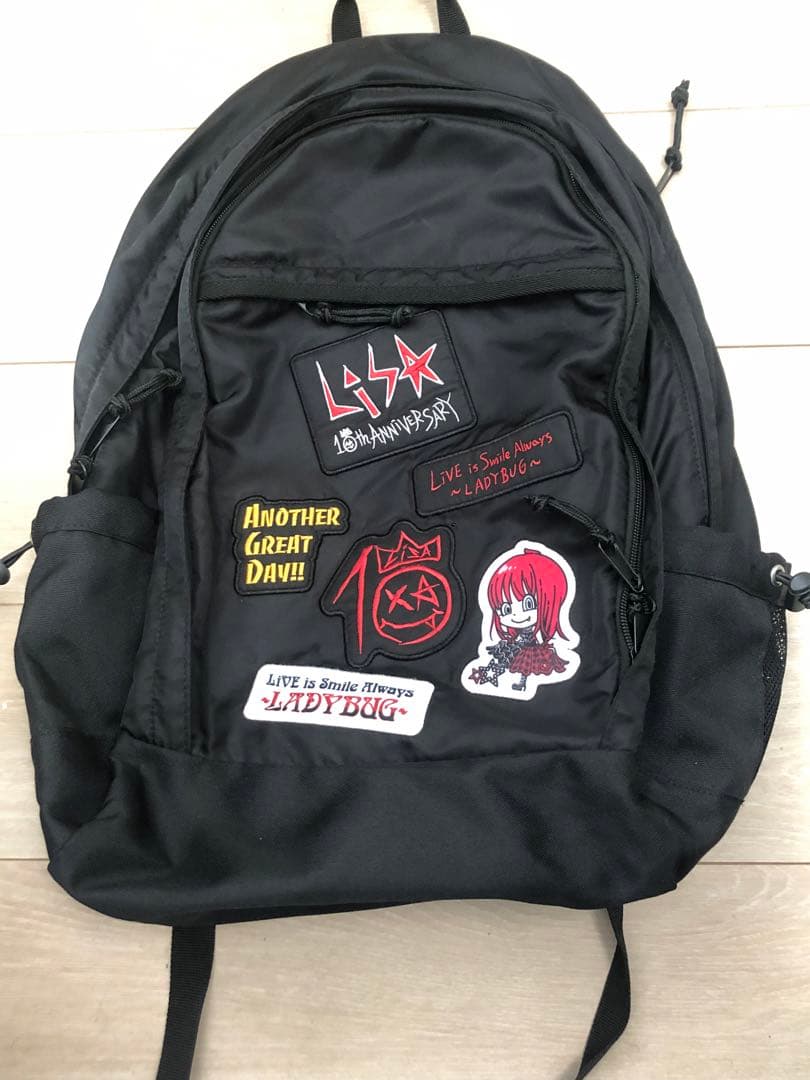 LiSA 10周年LIVEグッズ　しょってんほしいのっ　リュック　バッグ