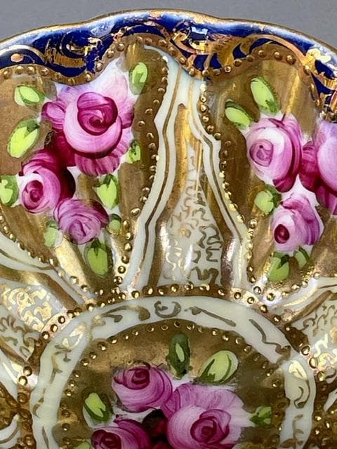 【希少】オールドニッポン アールヌーボー様式 カップ ソーサー 三脚 三足 猫脚