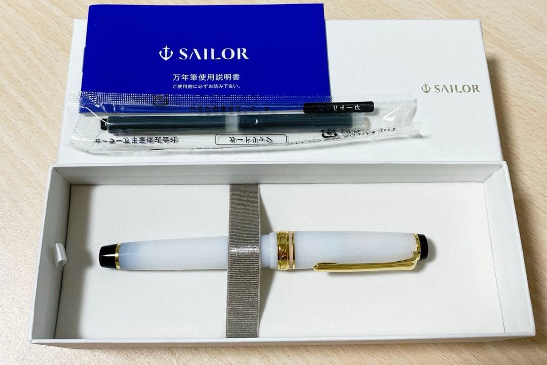 セーラー万年筆 EF 14金 四季織 垂雪 プロギアスリム