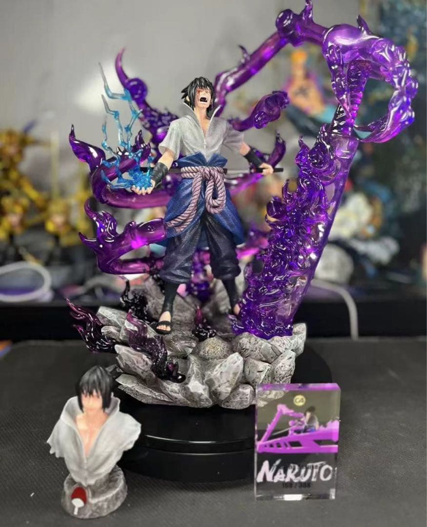 ナルト うちはサスケ ガレージキット ガレキ スタチュー②⑧