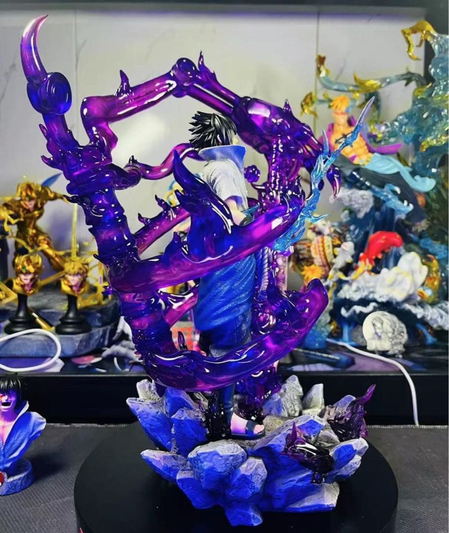 ナルト うちはサスケ ガレージキット ガレキ スタチュー②⑧