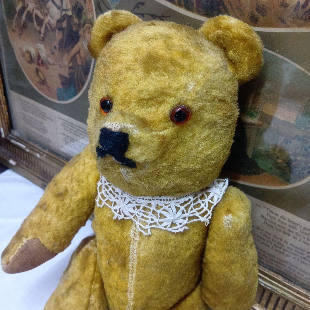 ♥フランスからやって来た素直そうな　アンティーク　テディベア♥