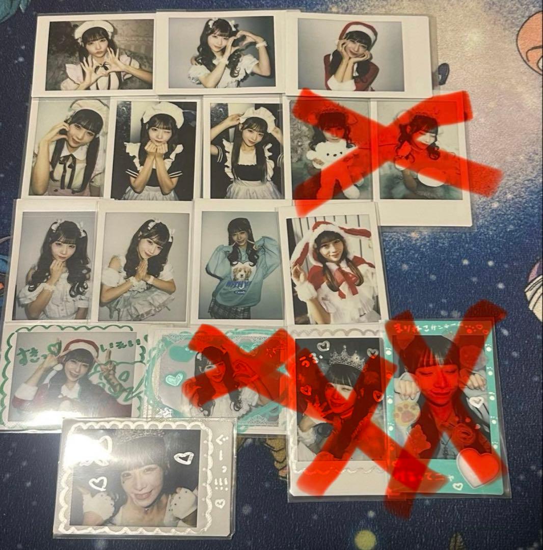 【バラ売り可】のんふぃく海まりん デコチェキ ランチェキセット