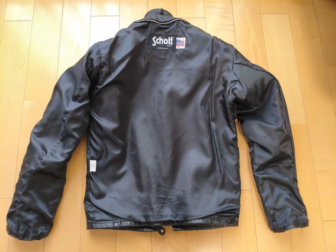 米国製　Schott ライダースジャケット　シングル　641 サイズ36