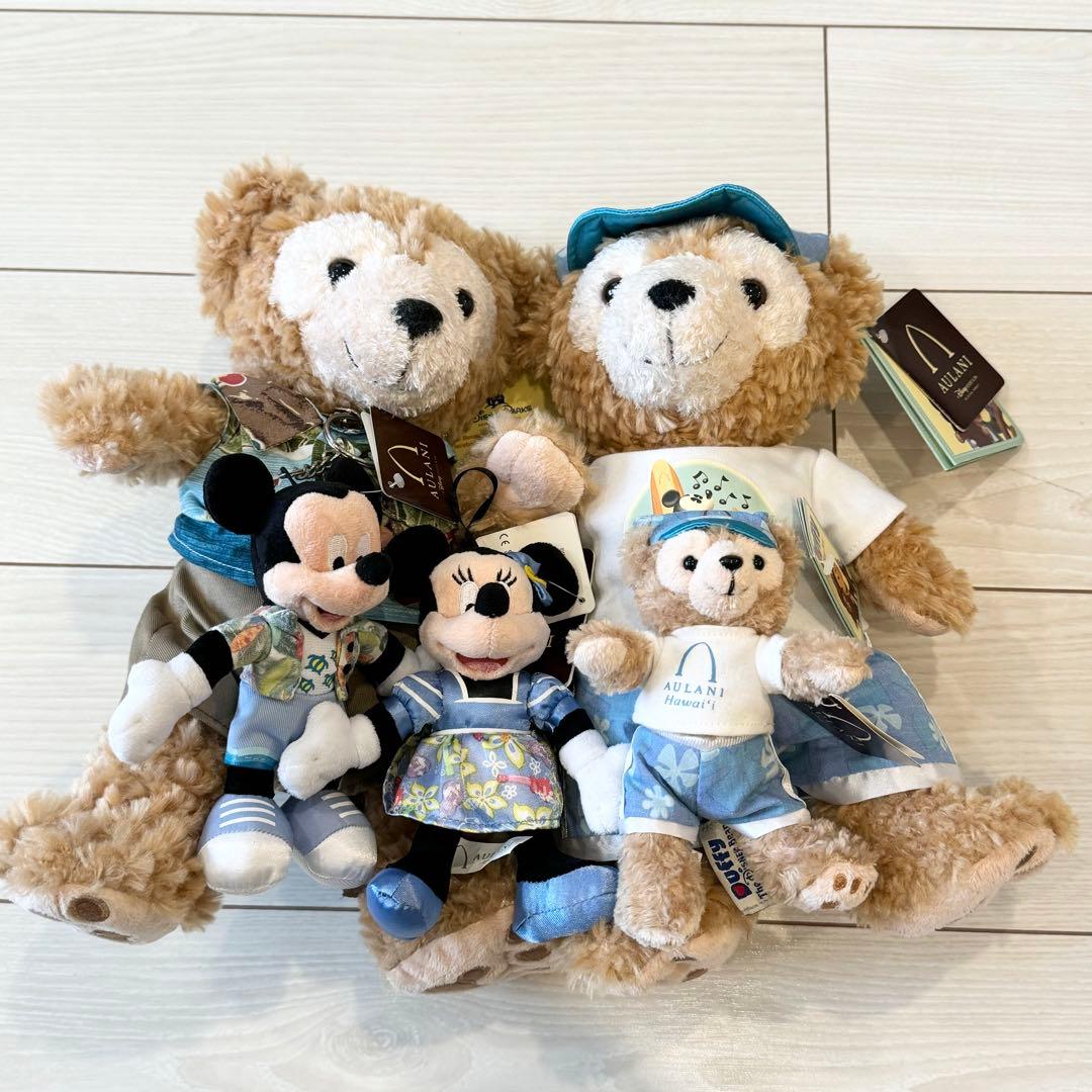 新品タグ付　アウラニ　ハワイ　限定　ダッフィー　ミッキー　ミニー　セット